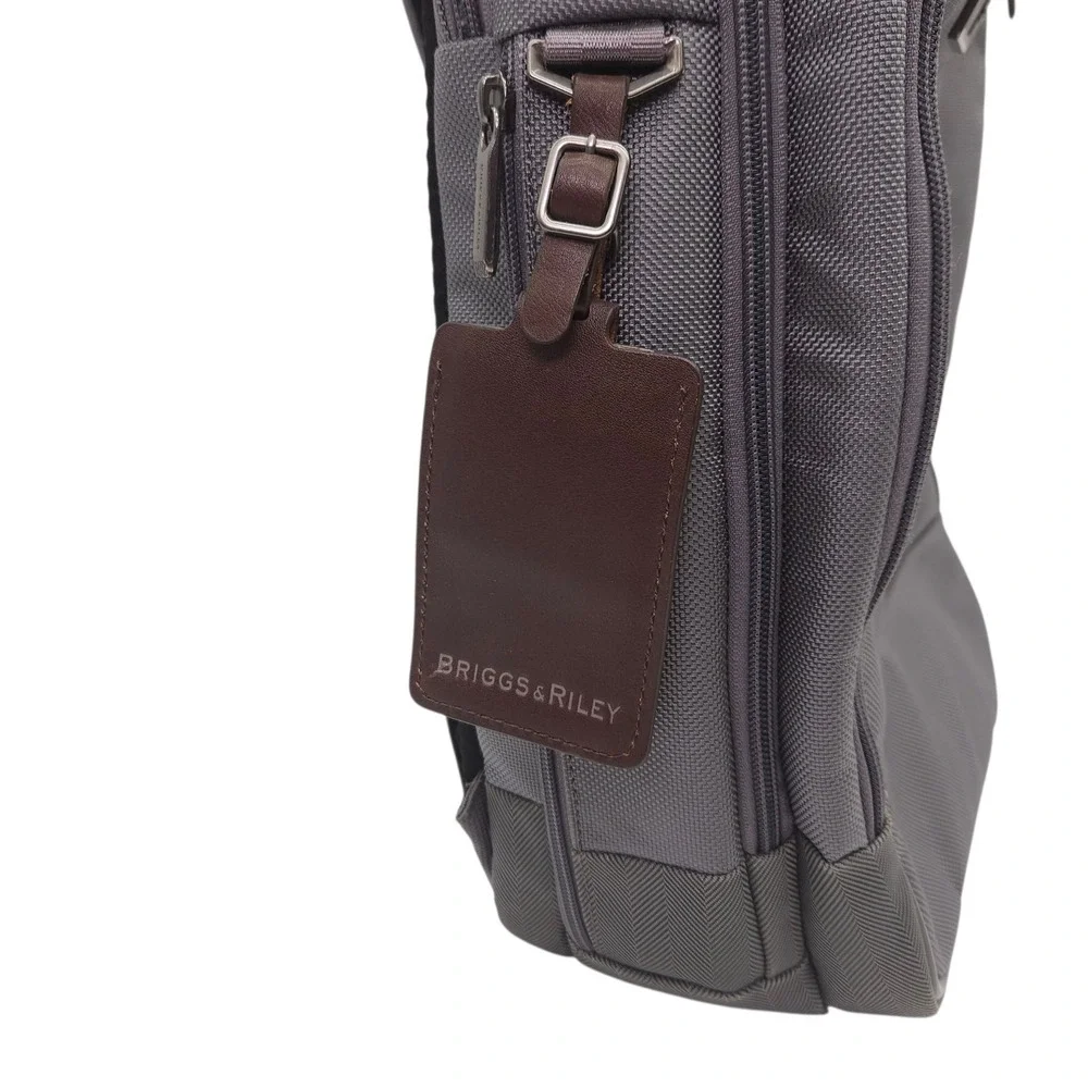Briggs & Riley Travelware @ Work Medium Slim Backpack Travel‎ School Gray